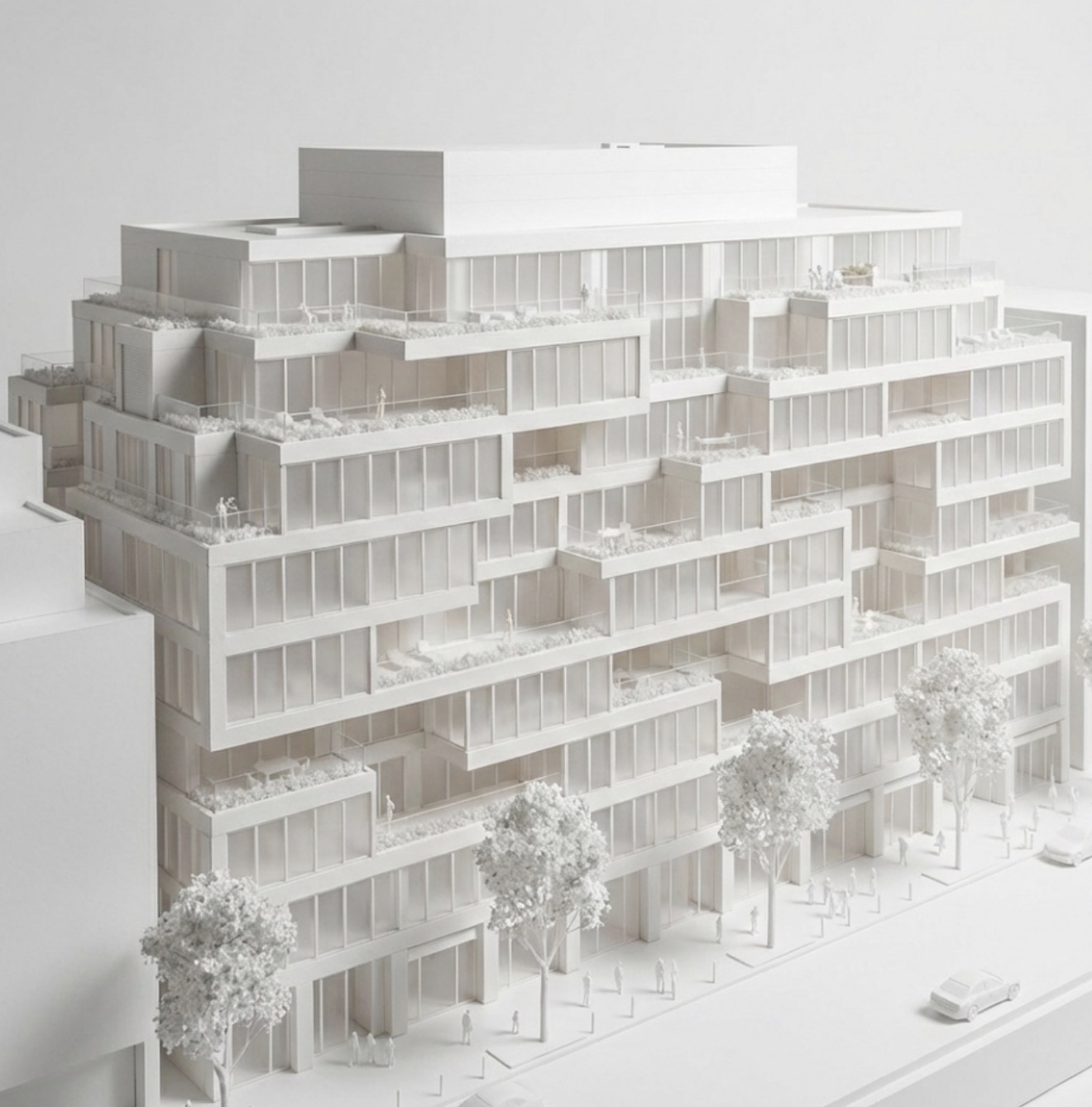 東京 店舗兼レジデンス 8階建 RC造